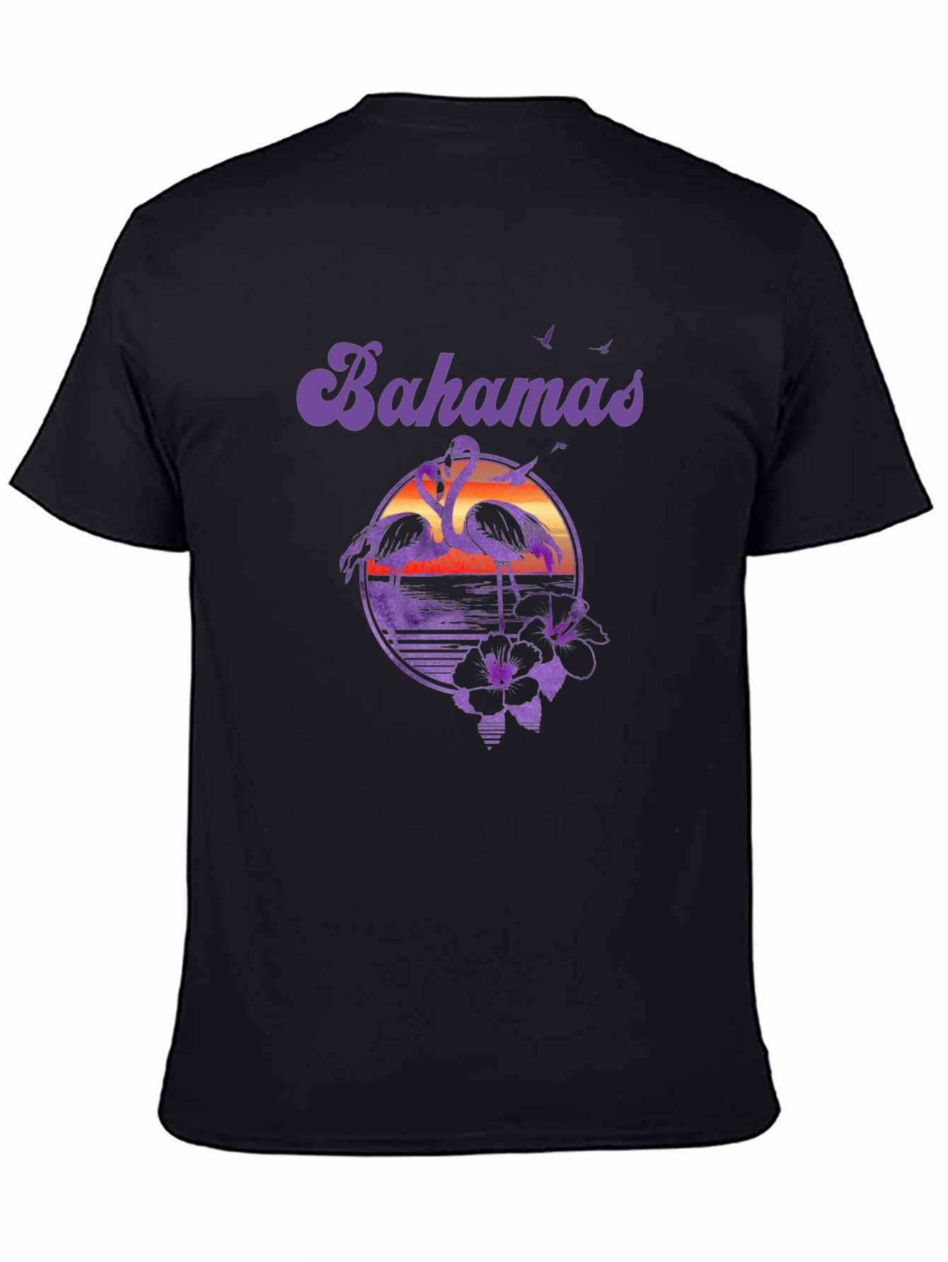 Bahamas Flamingo Sunset T-Shirt