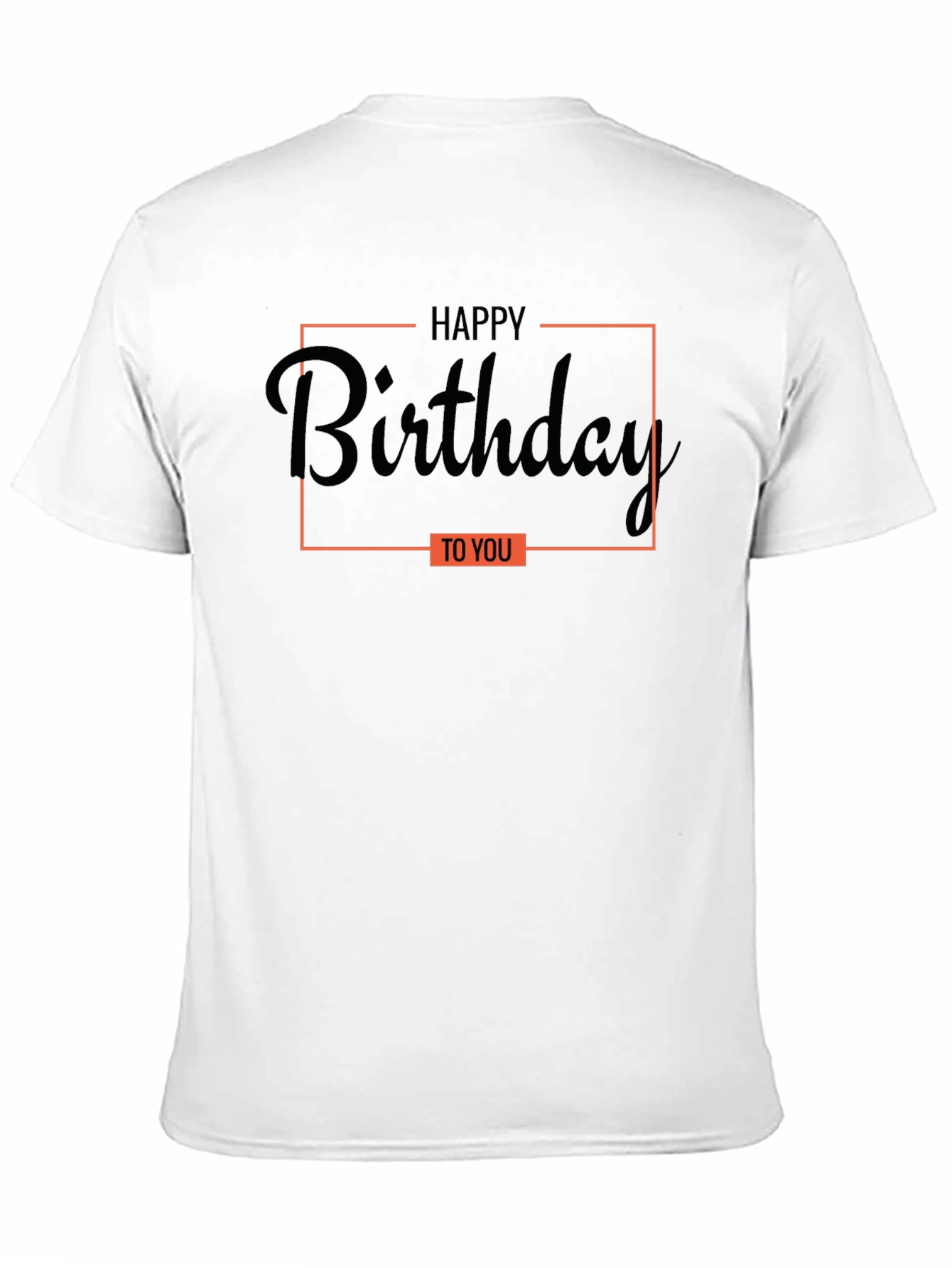 Happy Birthday Graphic Tee - Black