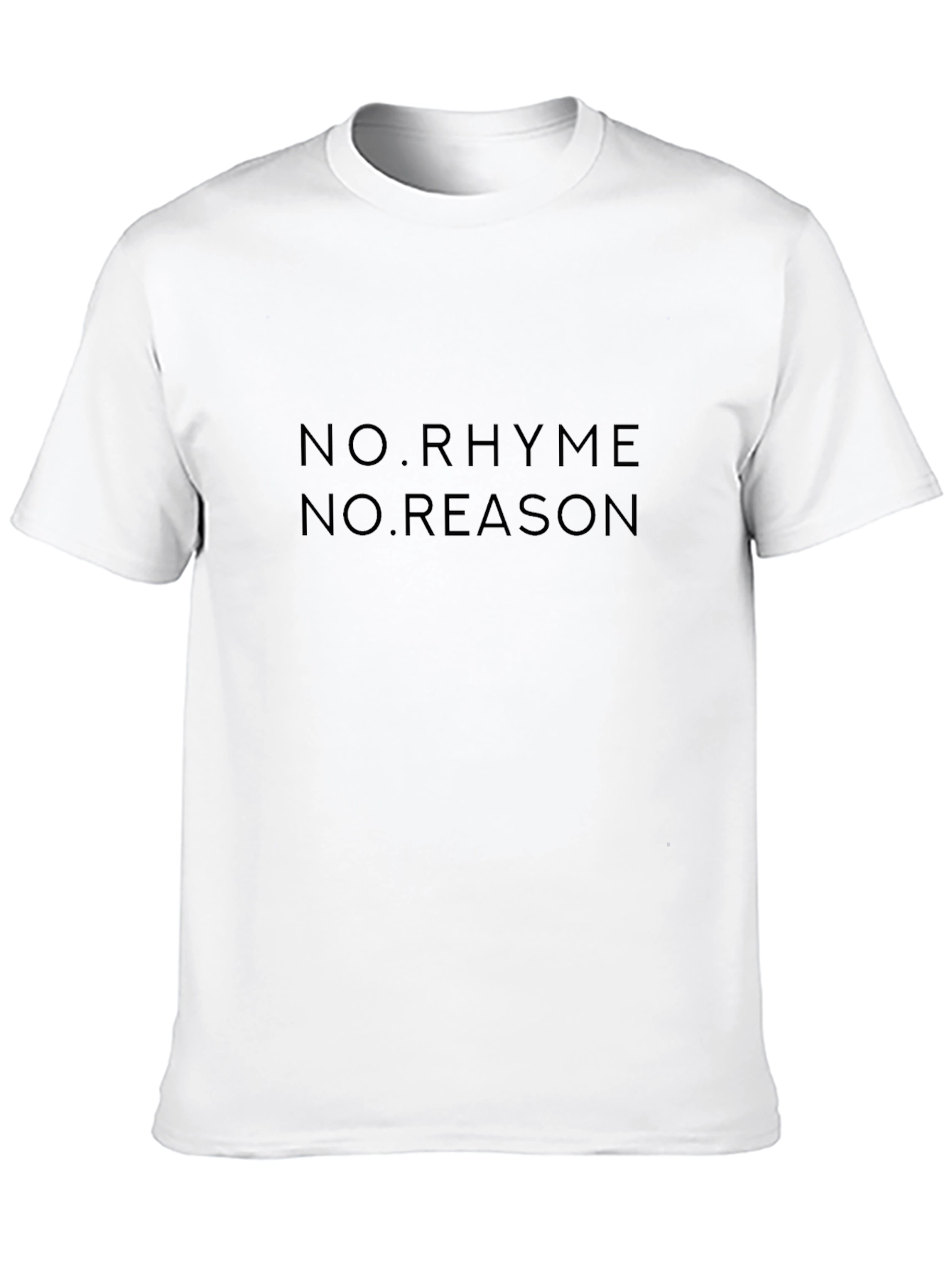 No Rhyme No Reason Black T-Shirt