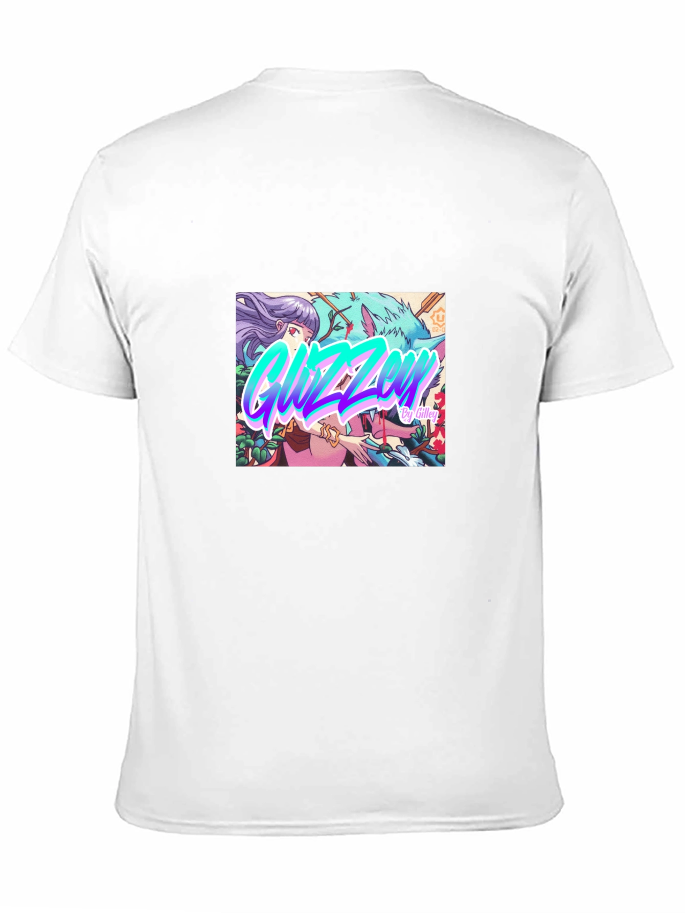 Guzzen Anime Art Black T-Shirt