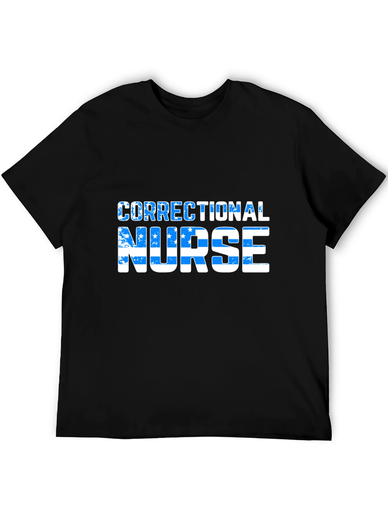 Correctional Nurse Graphic Tee - Black