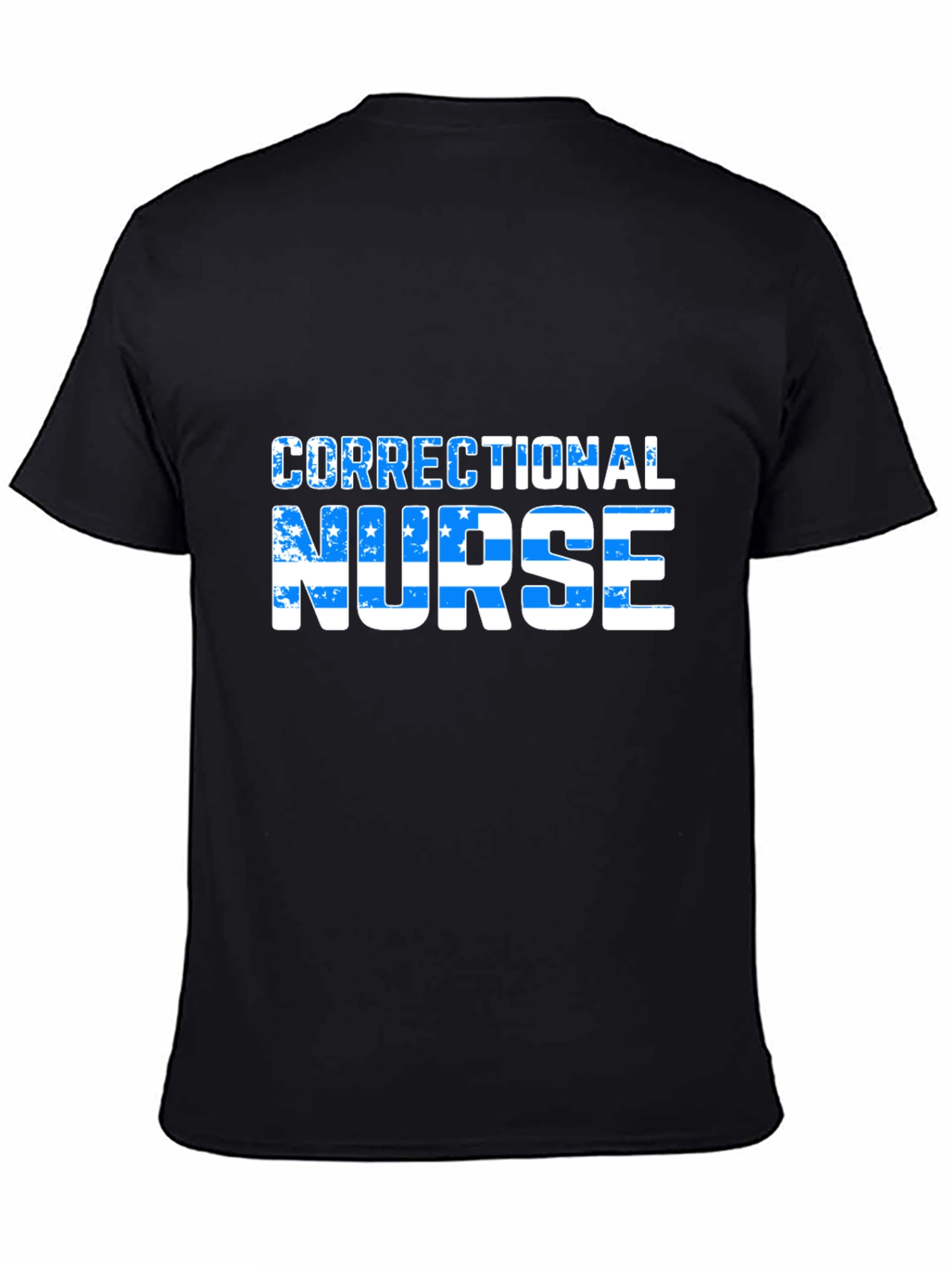 Correctional Nurse Graphic Tee - Black