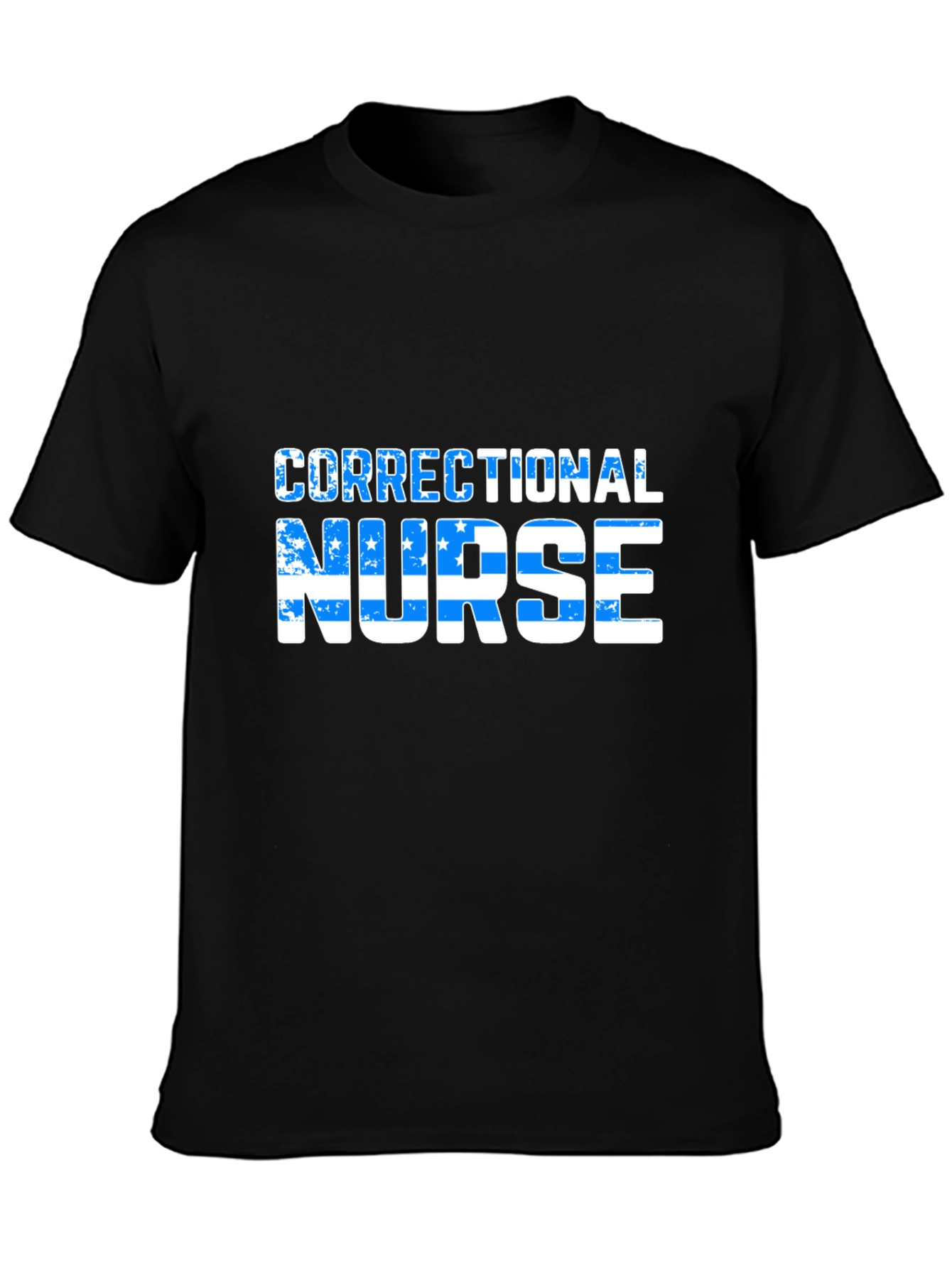 Correctional Nurse Graphic Tee - Black