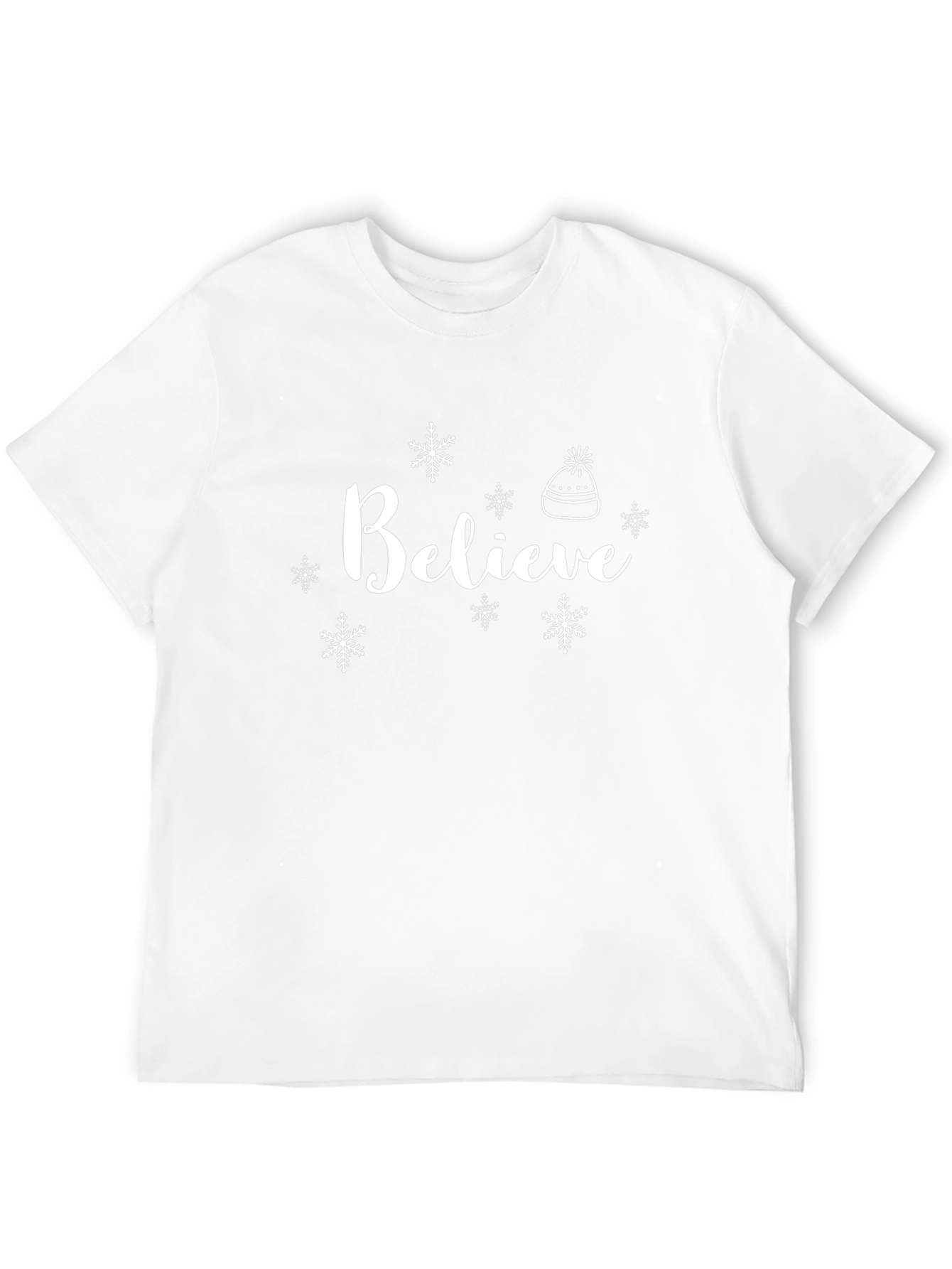 Believe Winter Holiday Graphic Tee