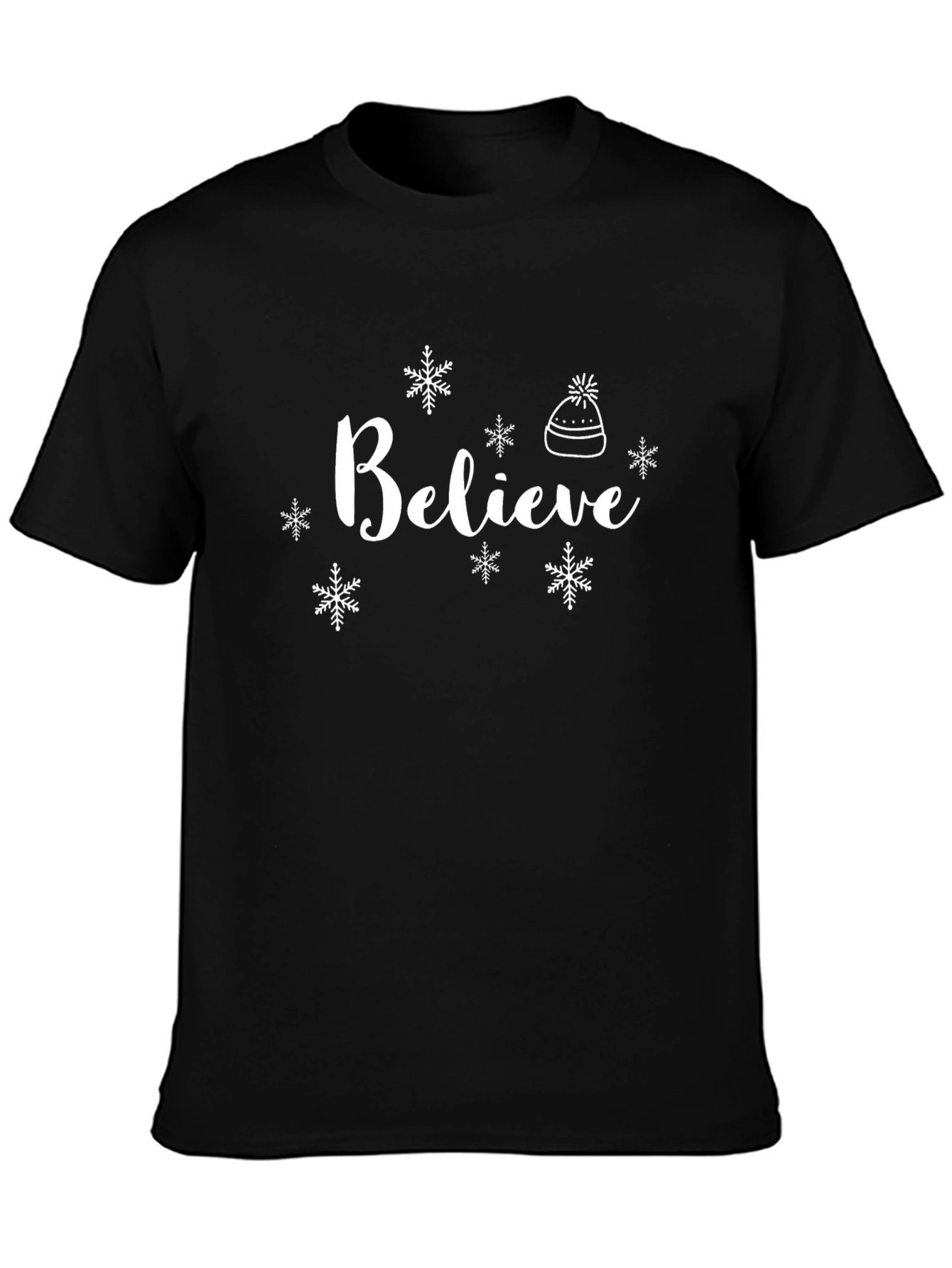 Believe Winter Holiday Graphic Tee
