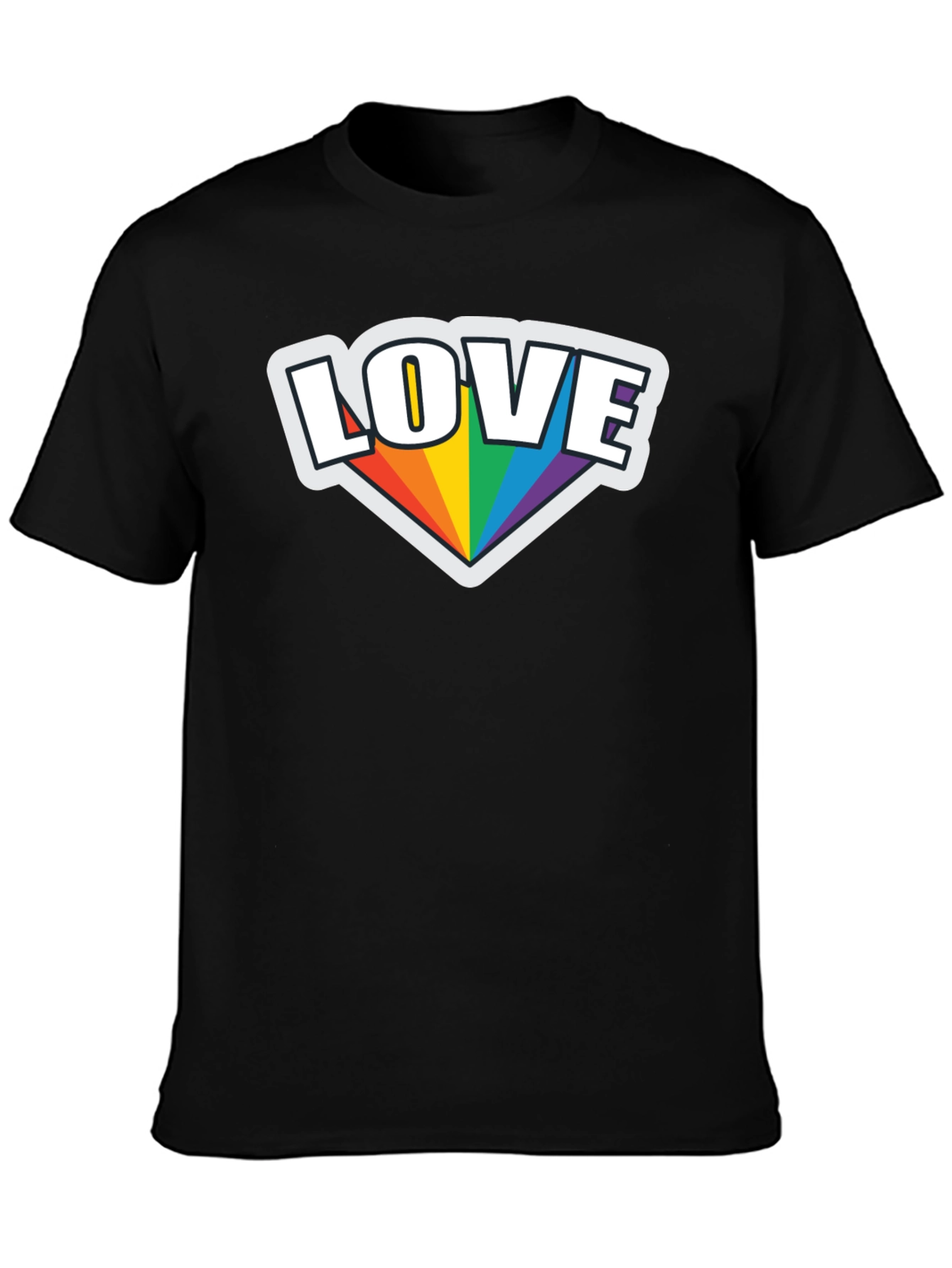 Love Rainbow Pride Graphic T-Shirt