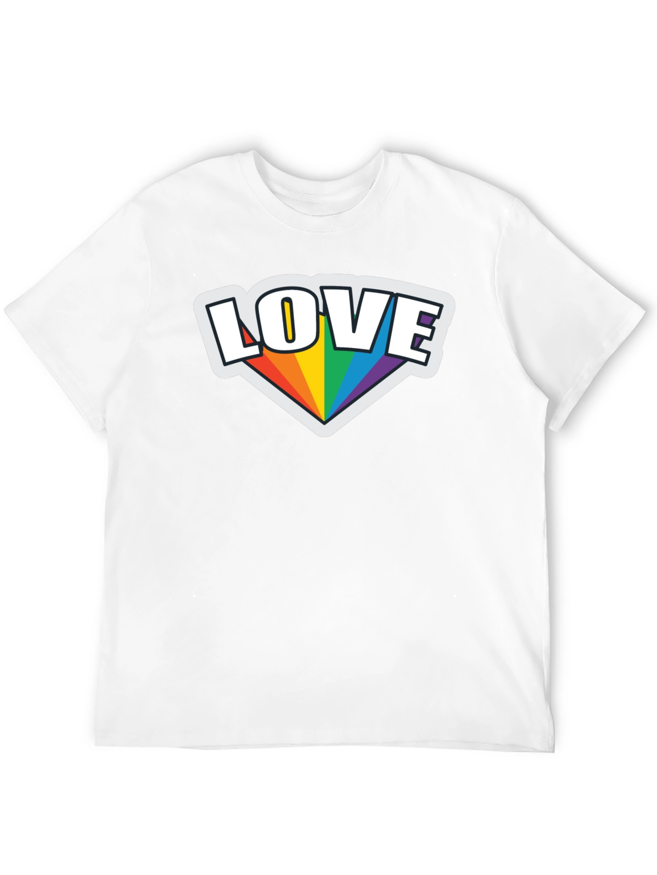 Love Rainbow Pride Graphic T-Shirt
