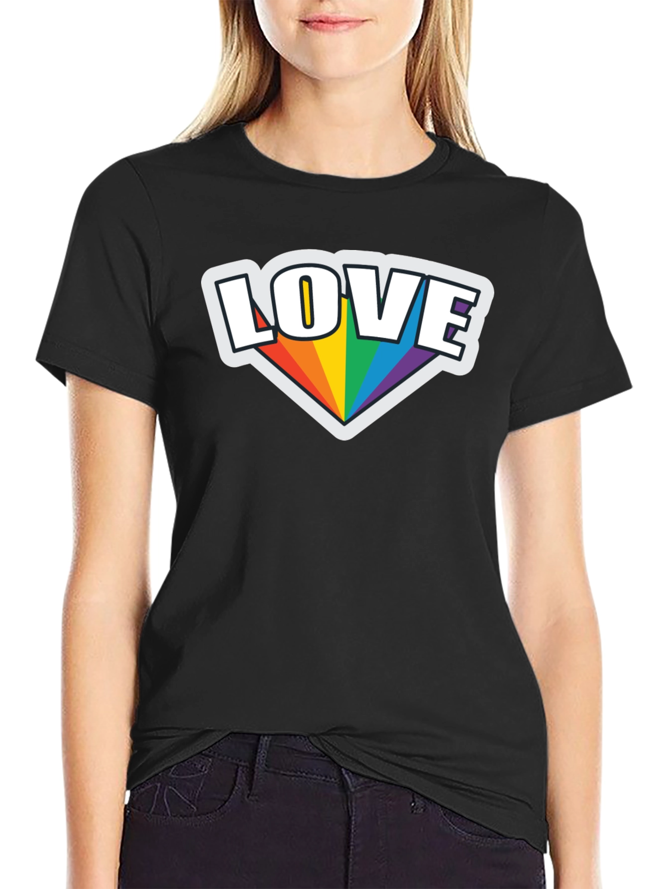 Love Rainbow Pride Graphic T-Shirt