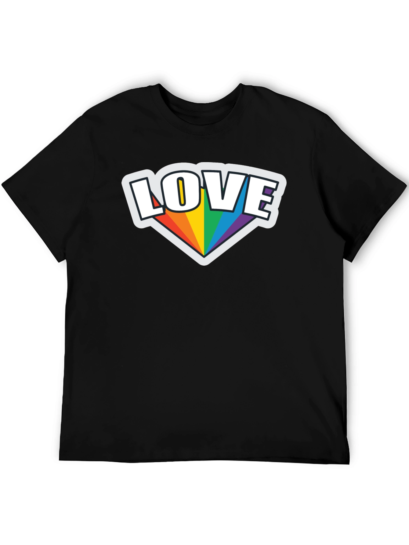 Love Rainbow Pride Graphic T-Shirt