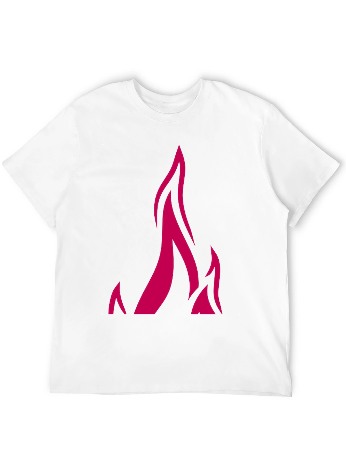 Flame Graphic Black Tee