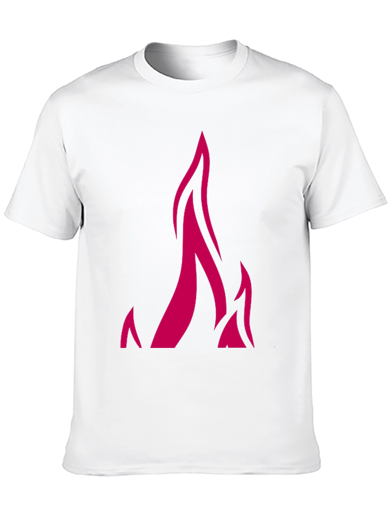 Flame Graphic Black Tee