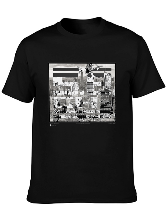 Urban Collage Graphic Tee - Modern Streetwear
