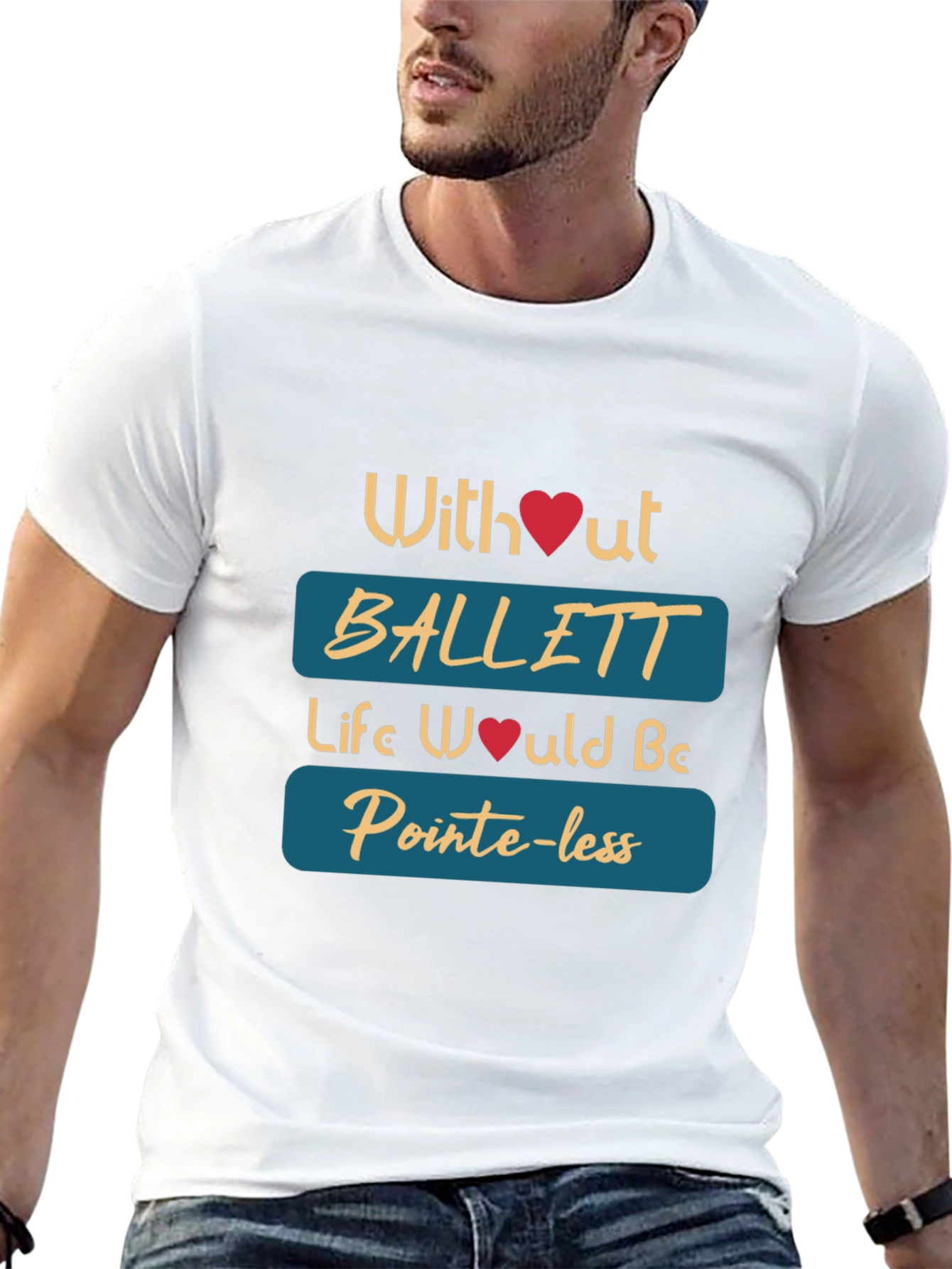 Ballet Lovers T-Shirt - Pointe-less Without Ballet