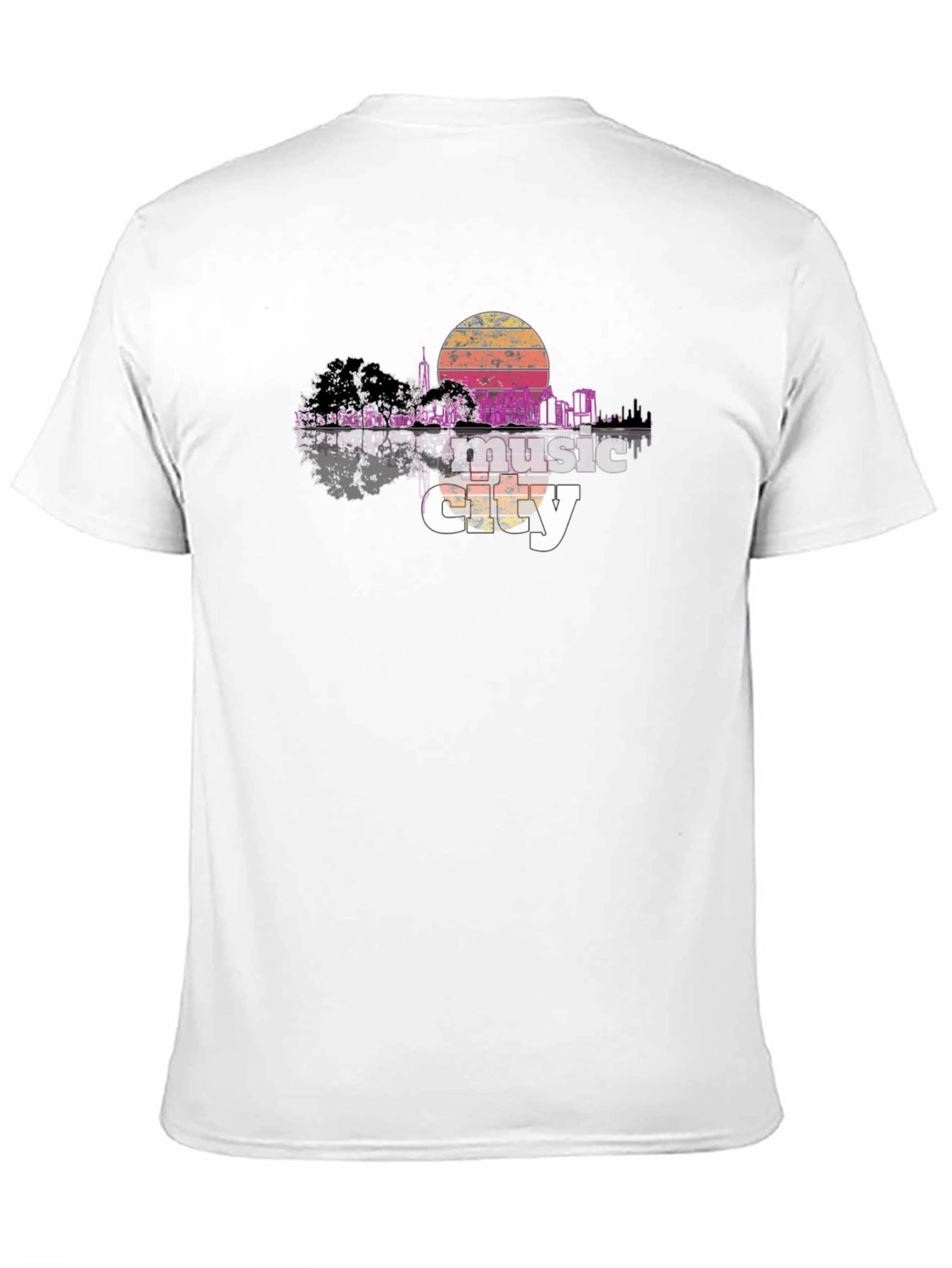 Music City Black Graphic T-Shirt