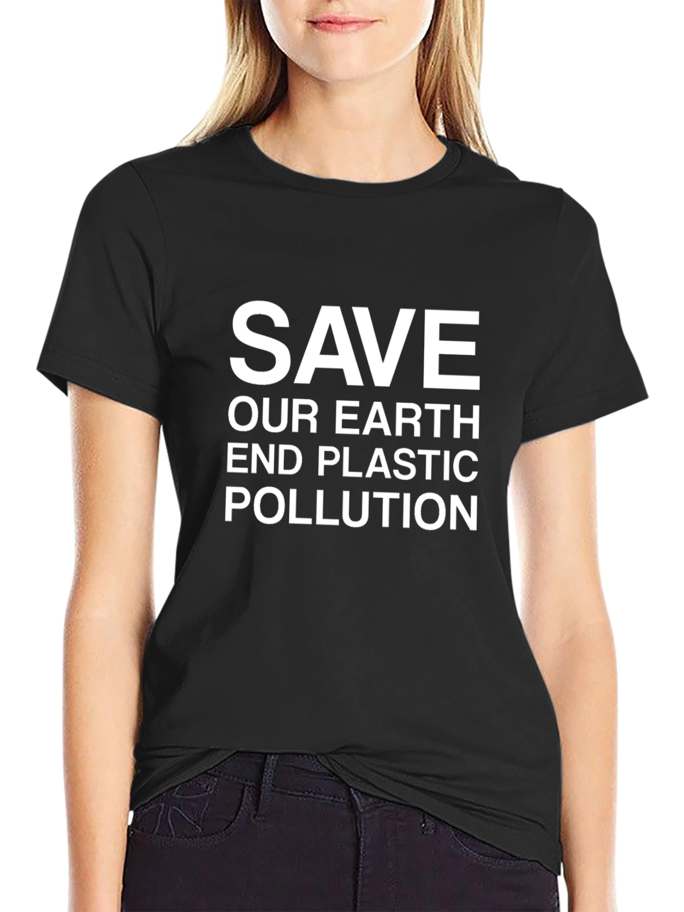 Save Our Earth T-Shirt - End Plastic Pollution Tee