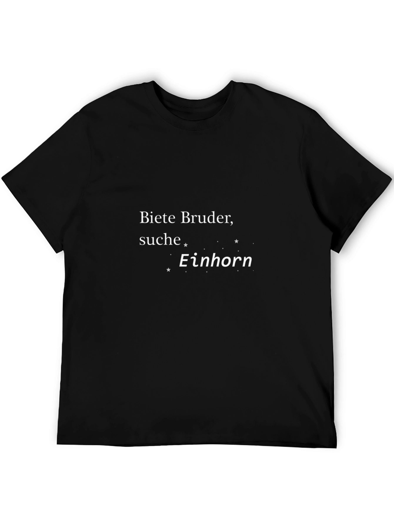 Biete Bruder Suche Einhorn Mens T-Shirt