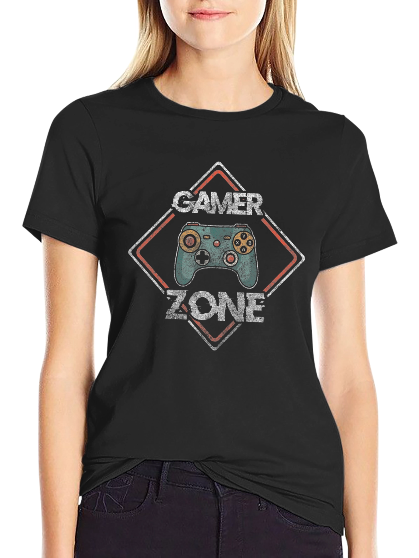 Gamer Zone T-Shirt - Retro Gaming Style