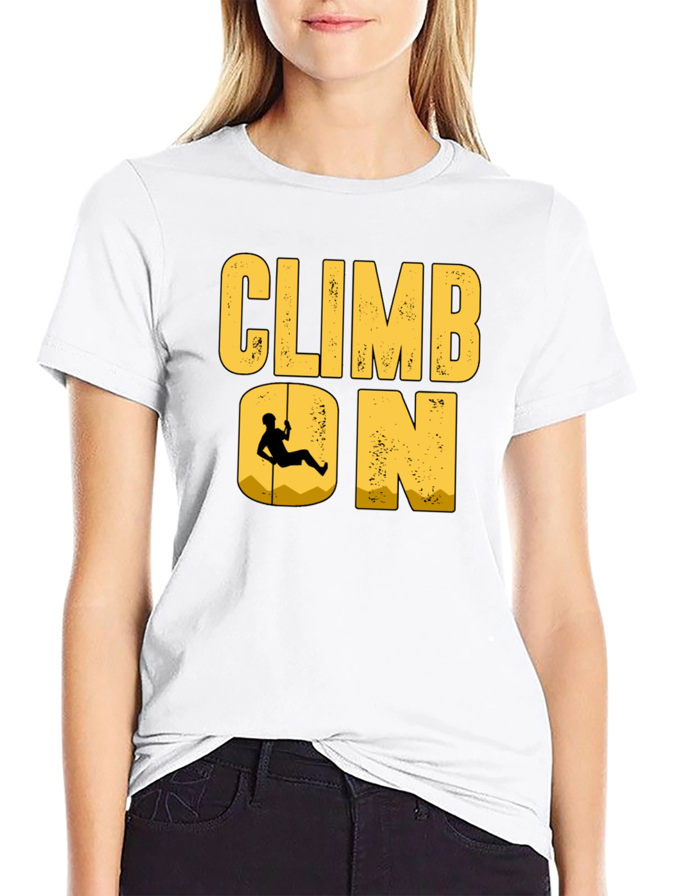 Climb On Rock Climbing T-Shirt