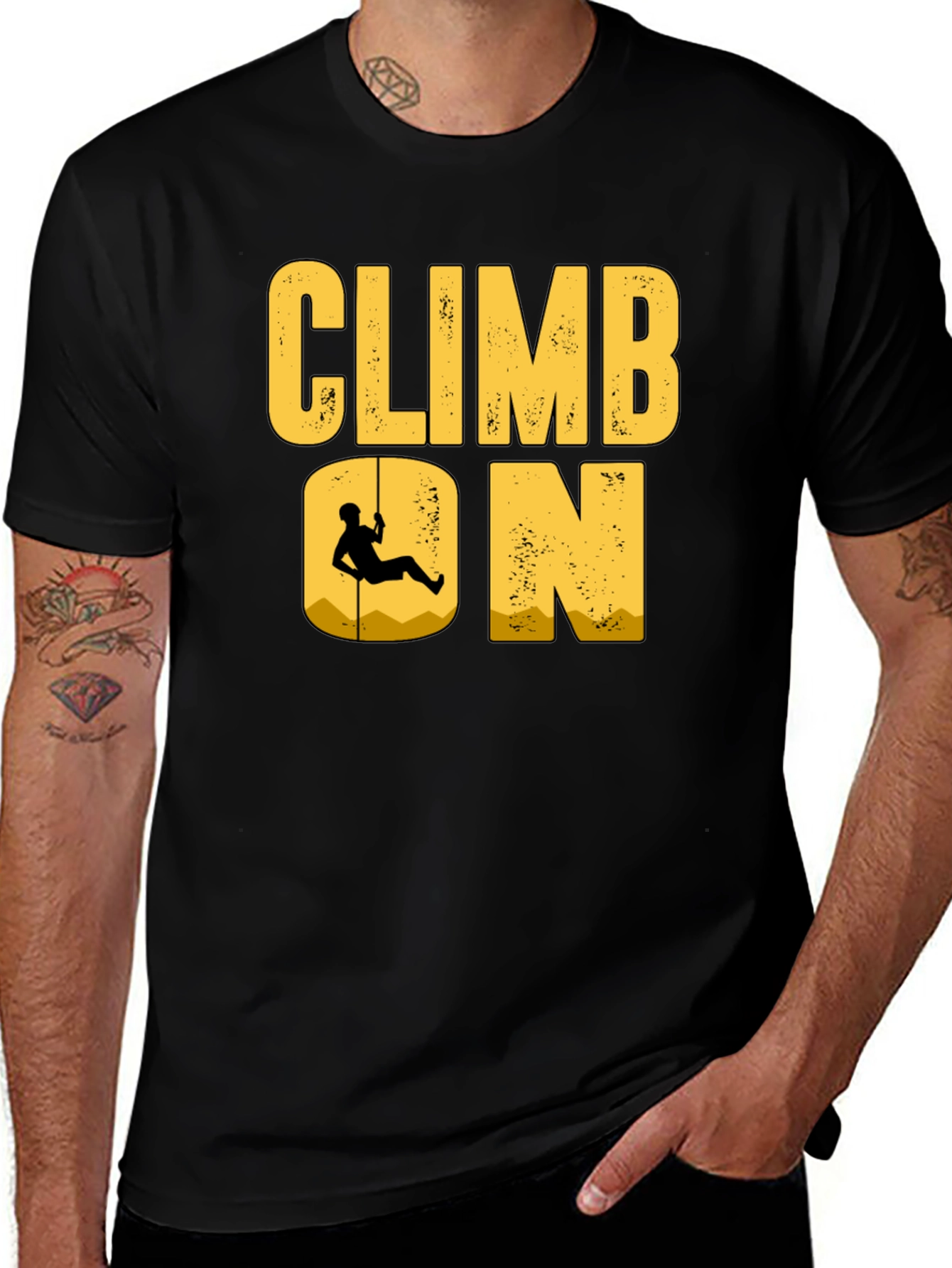 Climb On Rock Climbing T-Shirt