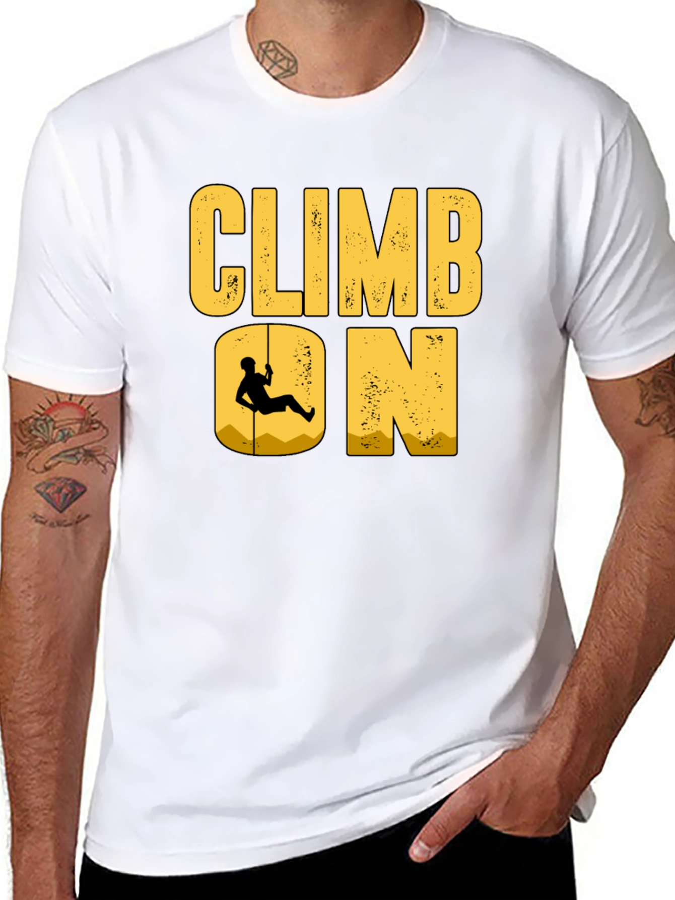 Climb On Rock Climbing T-Shirt