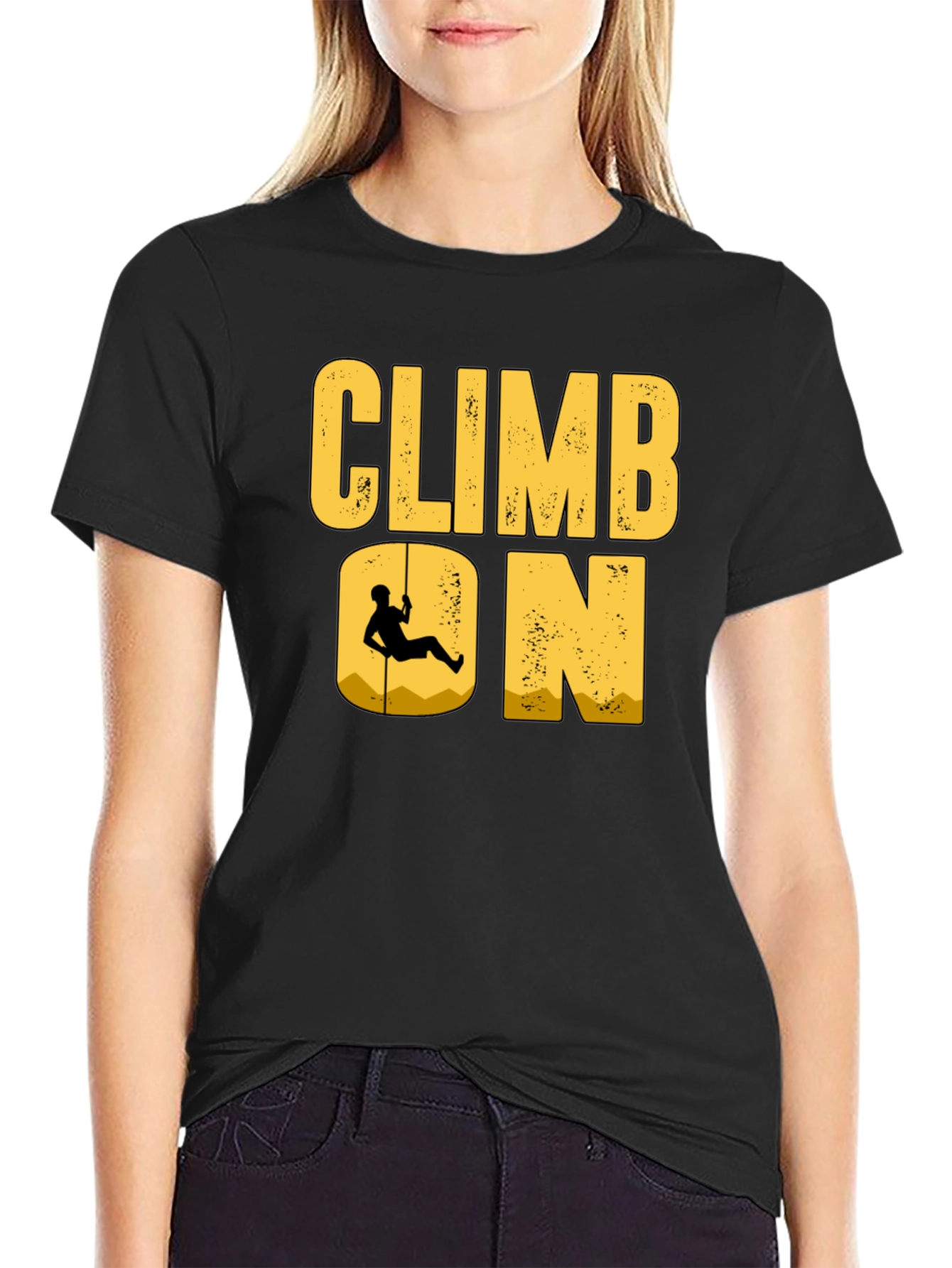 Climb On Rock Climbing T-Shirt