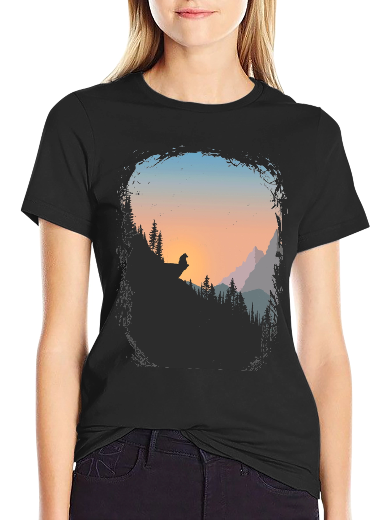 Nature Silhouette Graphic Tee