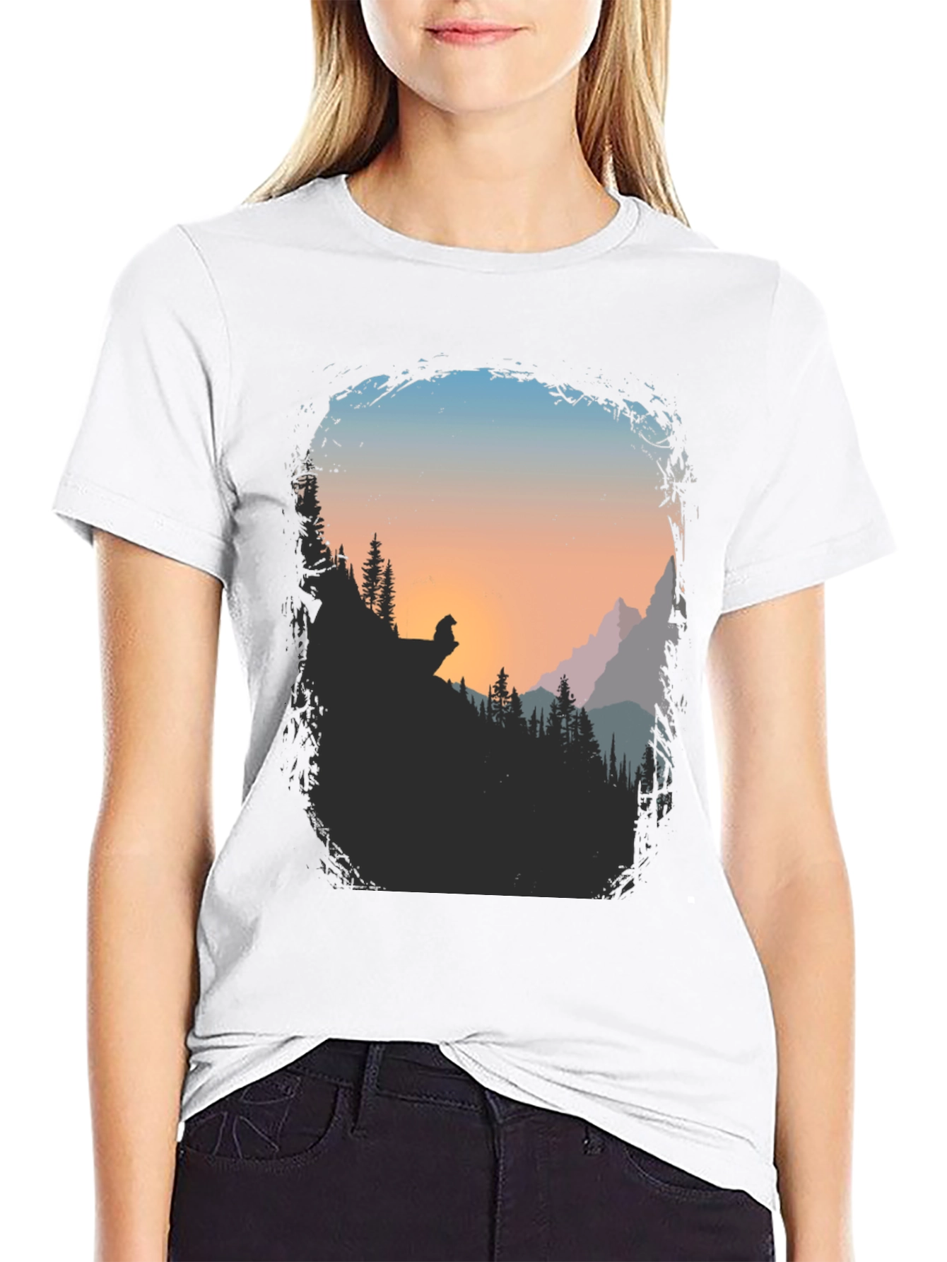 Nature Silhouette Graphic Tee