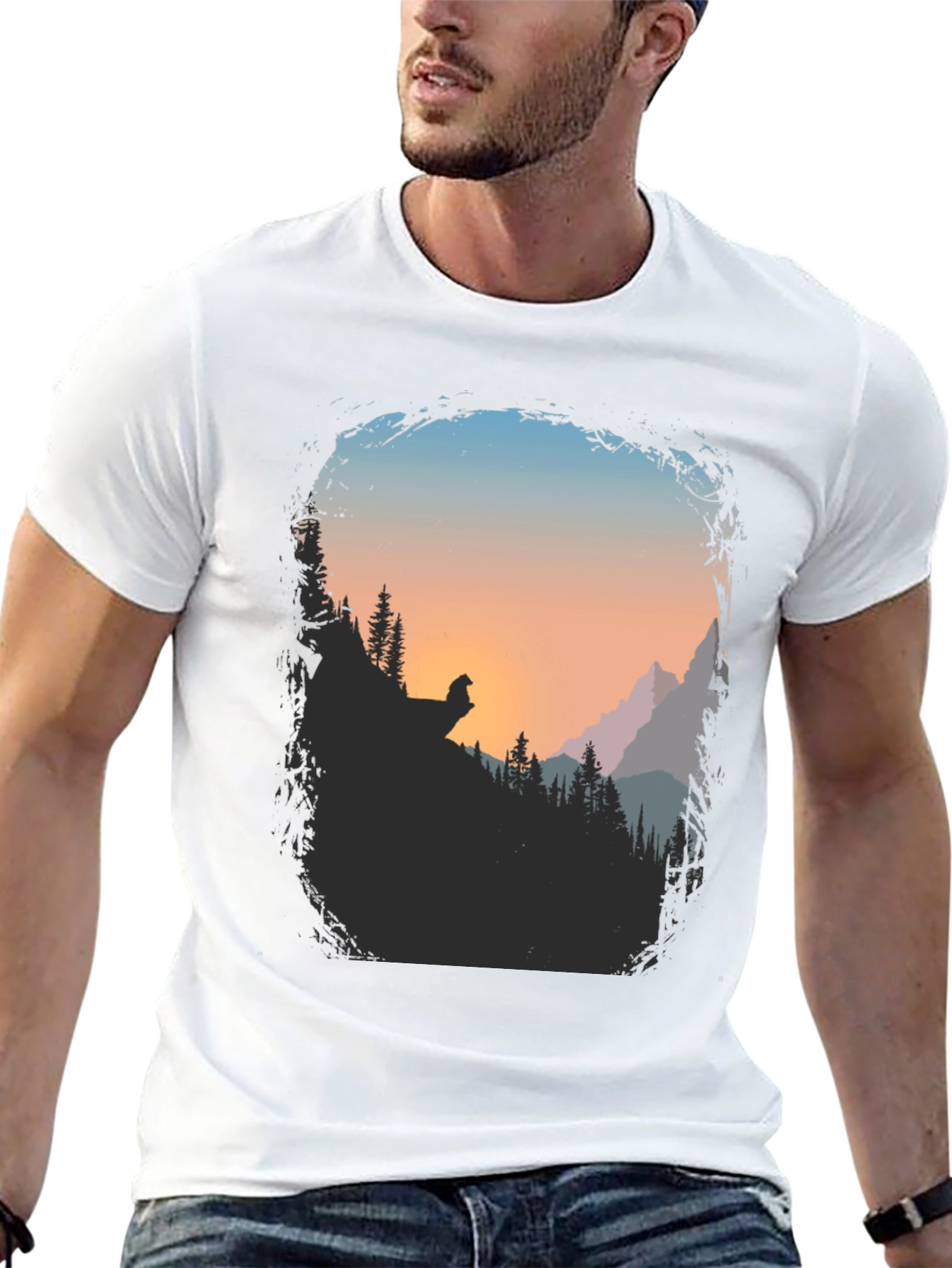 Nature Silhouette Graphic Tee