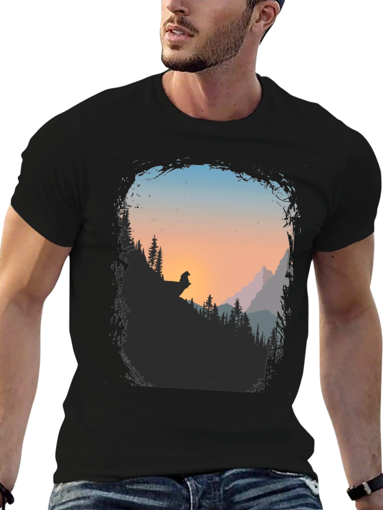 Nature Silhouette Graphic Tee