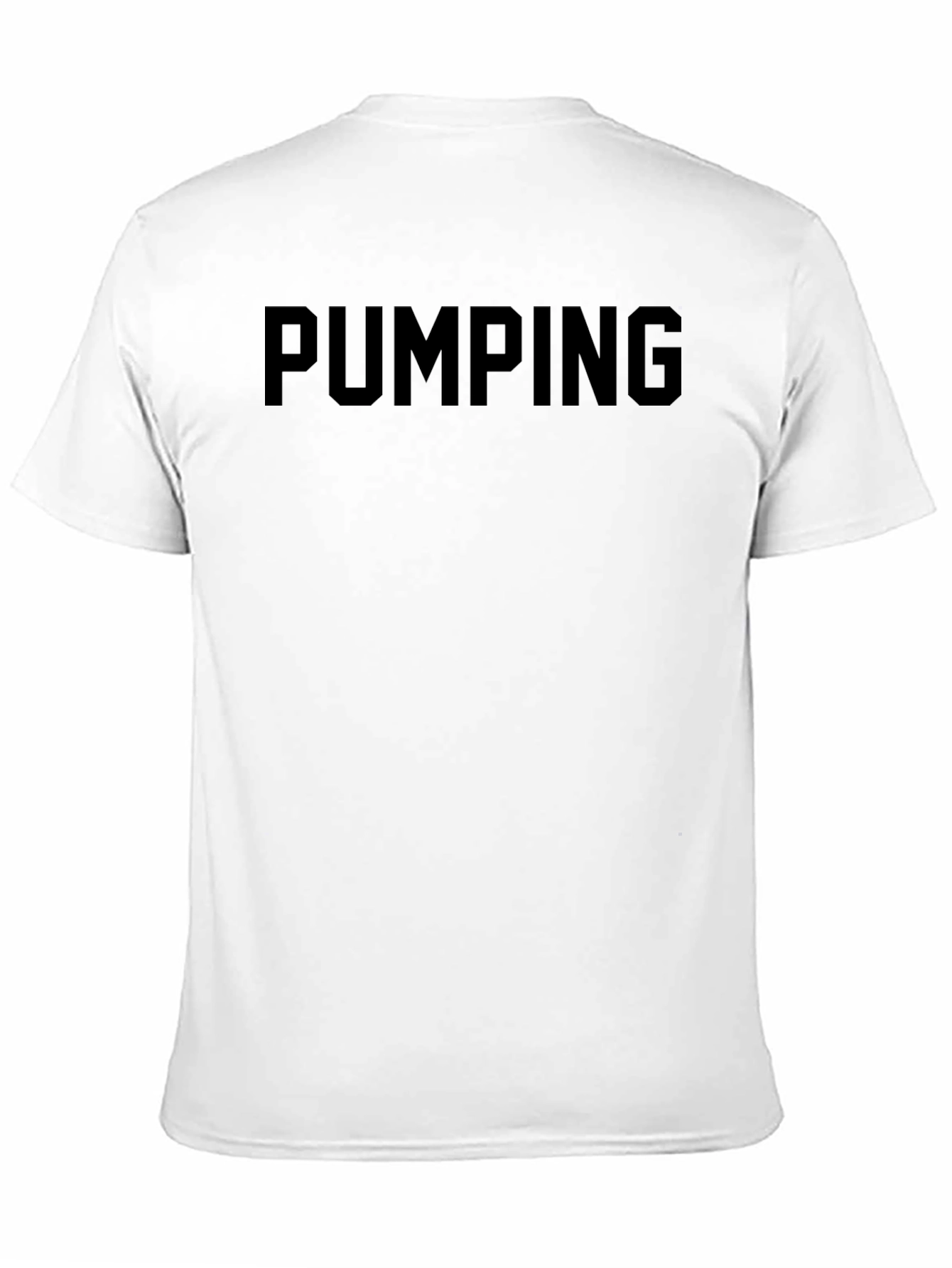 Pumping Black T-Shirt - Gym & Fitness Apparel