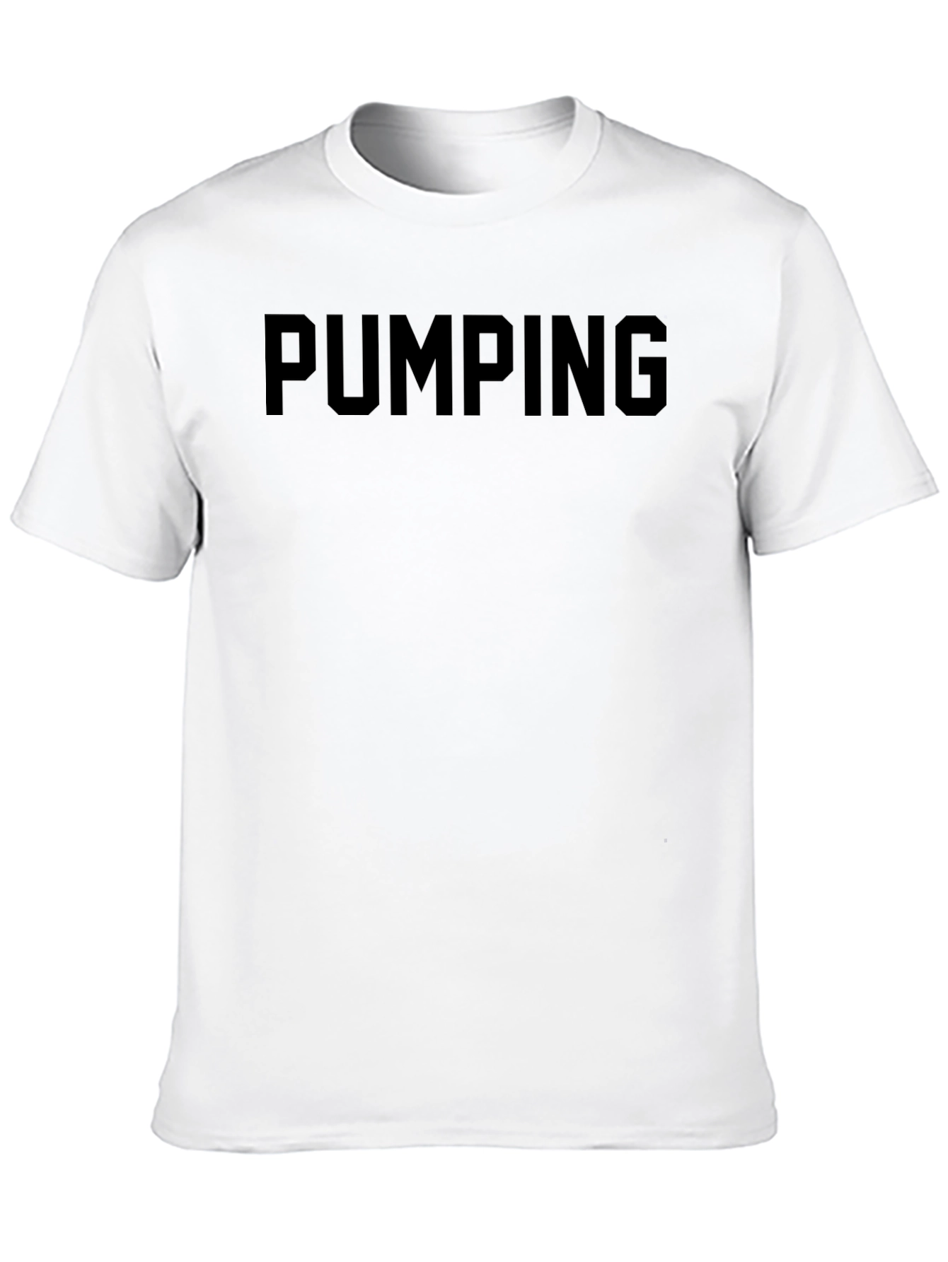 Pumping Black T-Shirt - Gym & Fitness Apparel