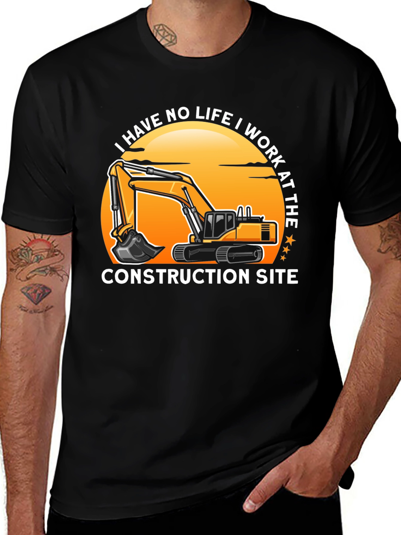 Construction Site Worker T-Shirt