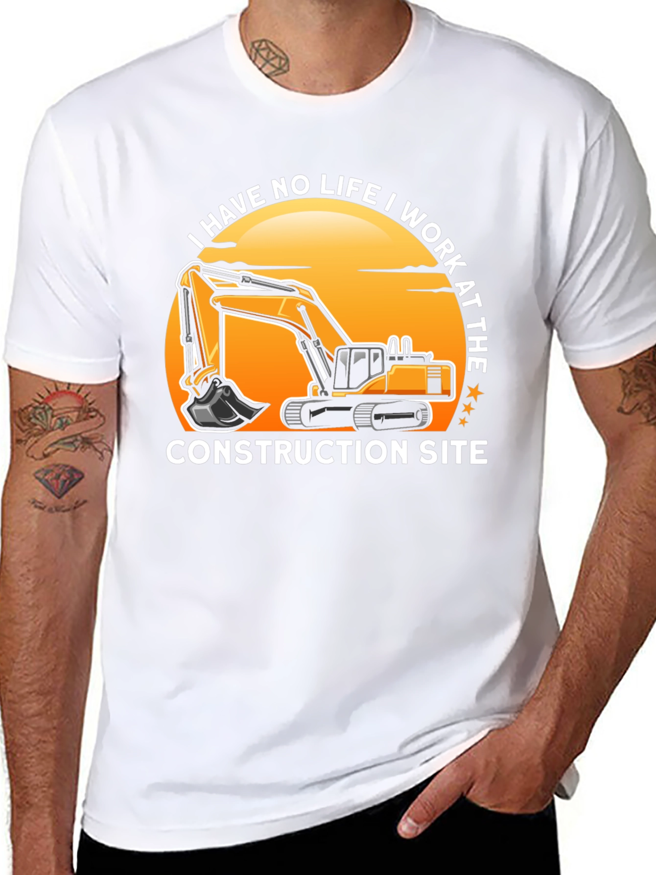 Construction Site Worker T-Shirt
