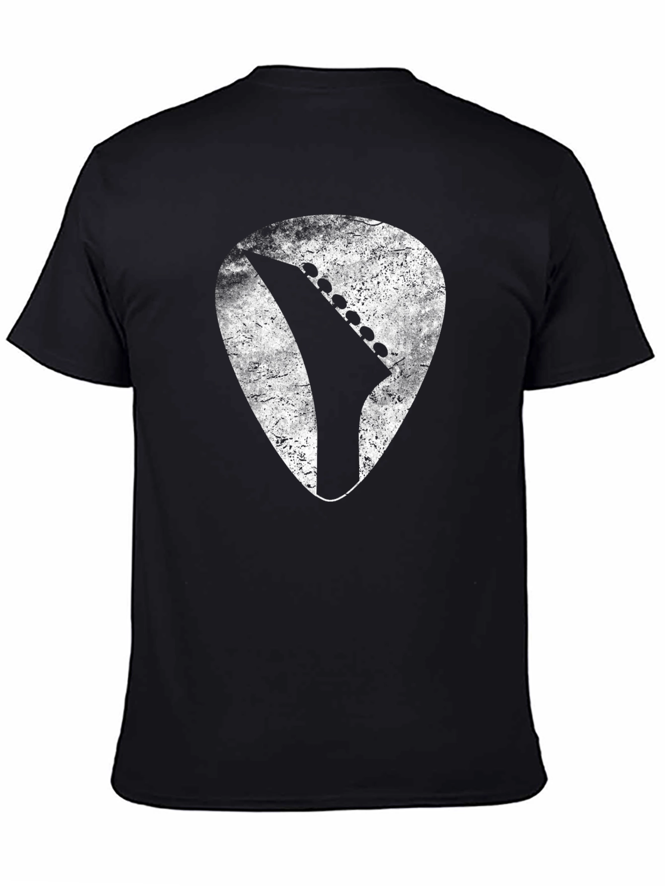 Guitar Pick Headstock T-Shirt - Rock Musician Tee
