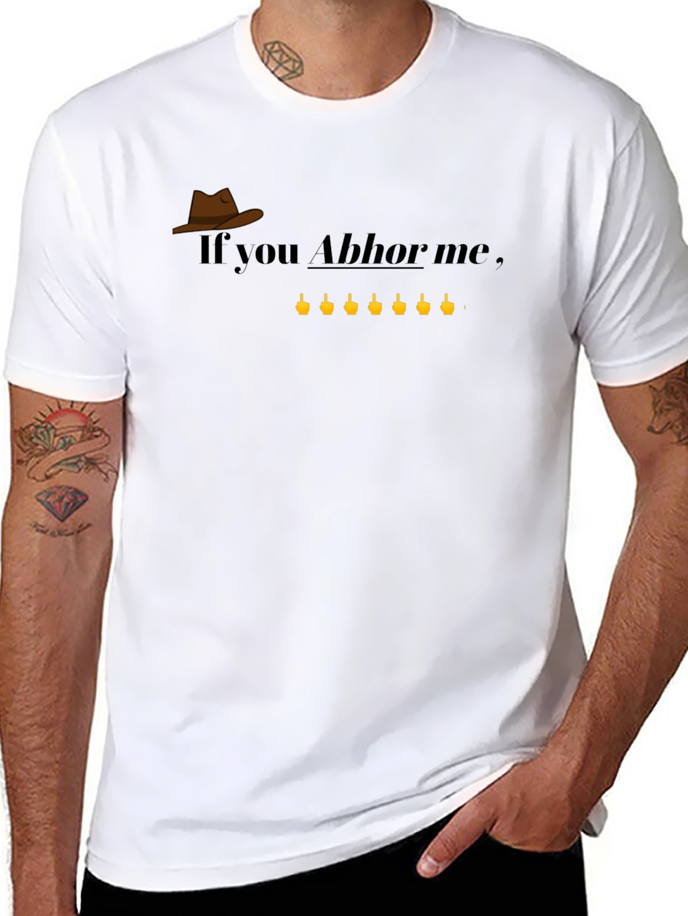 Abhor Me Graphic T-Shirt