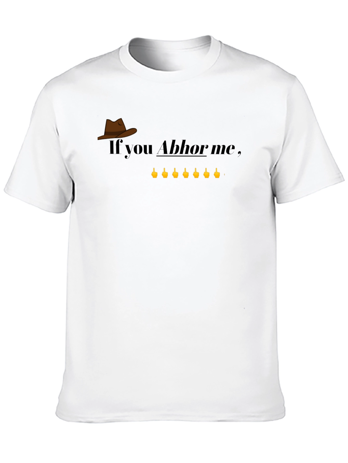 Abhor Me Graphic T-Shirt