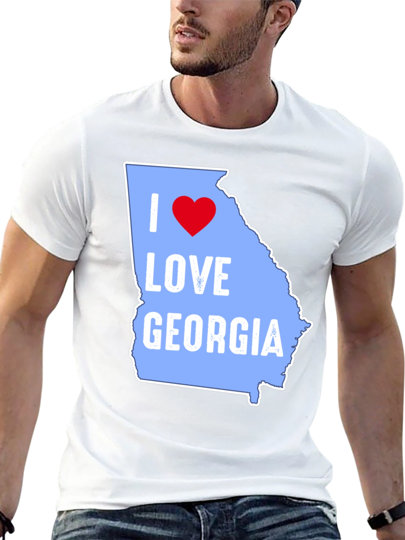 I Love Georgia State Pride T-Shirt