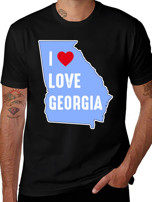 I Love Georgia State Pride T-Shirt
