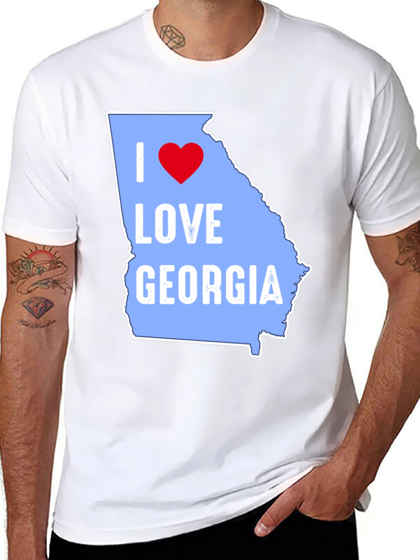 I Love Georgia State Pride T-Shirt