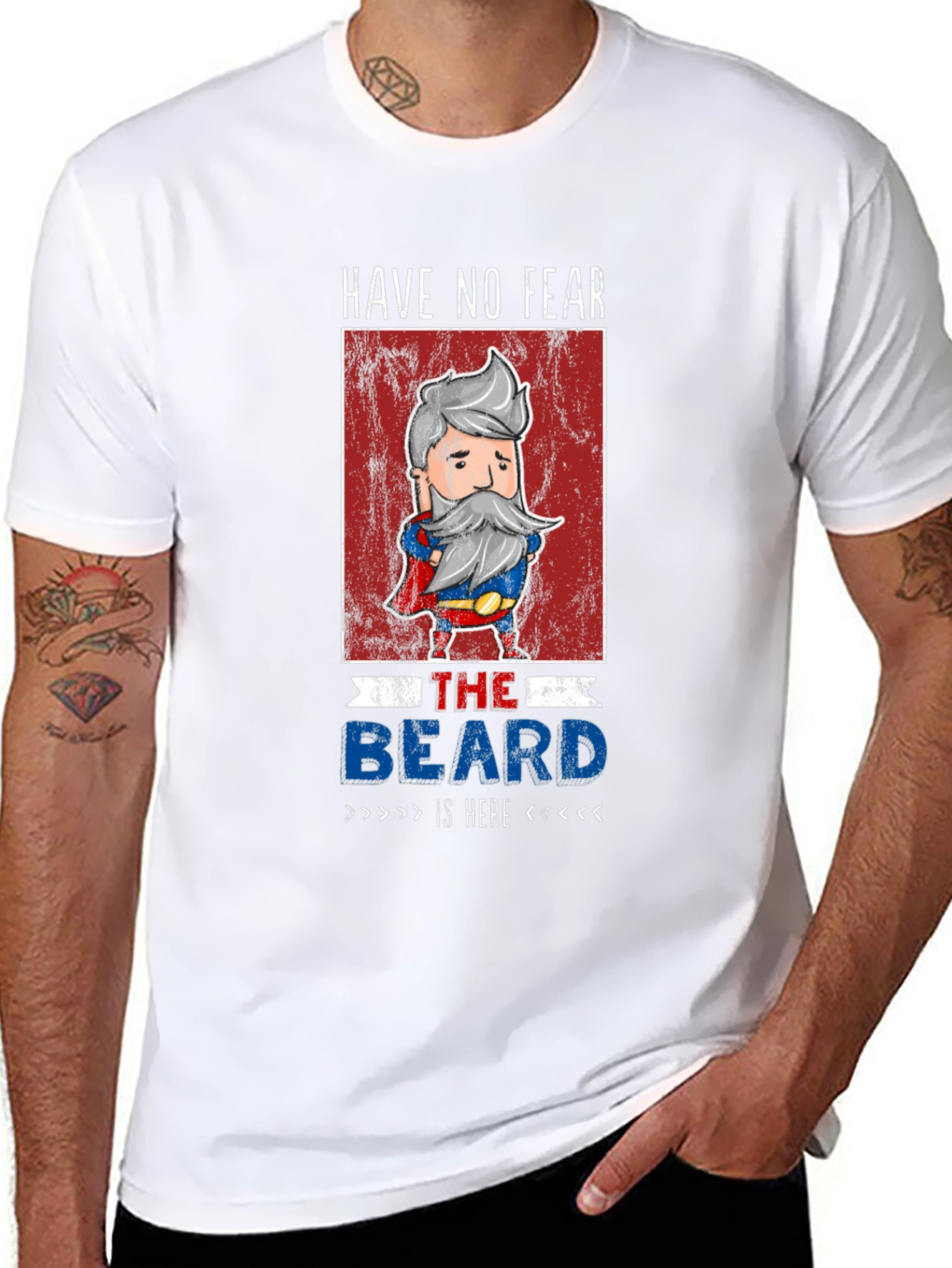 Have No Fear The Beard Is Here T-Shirt