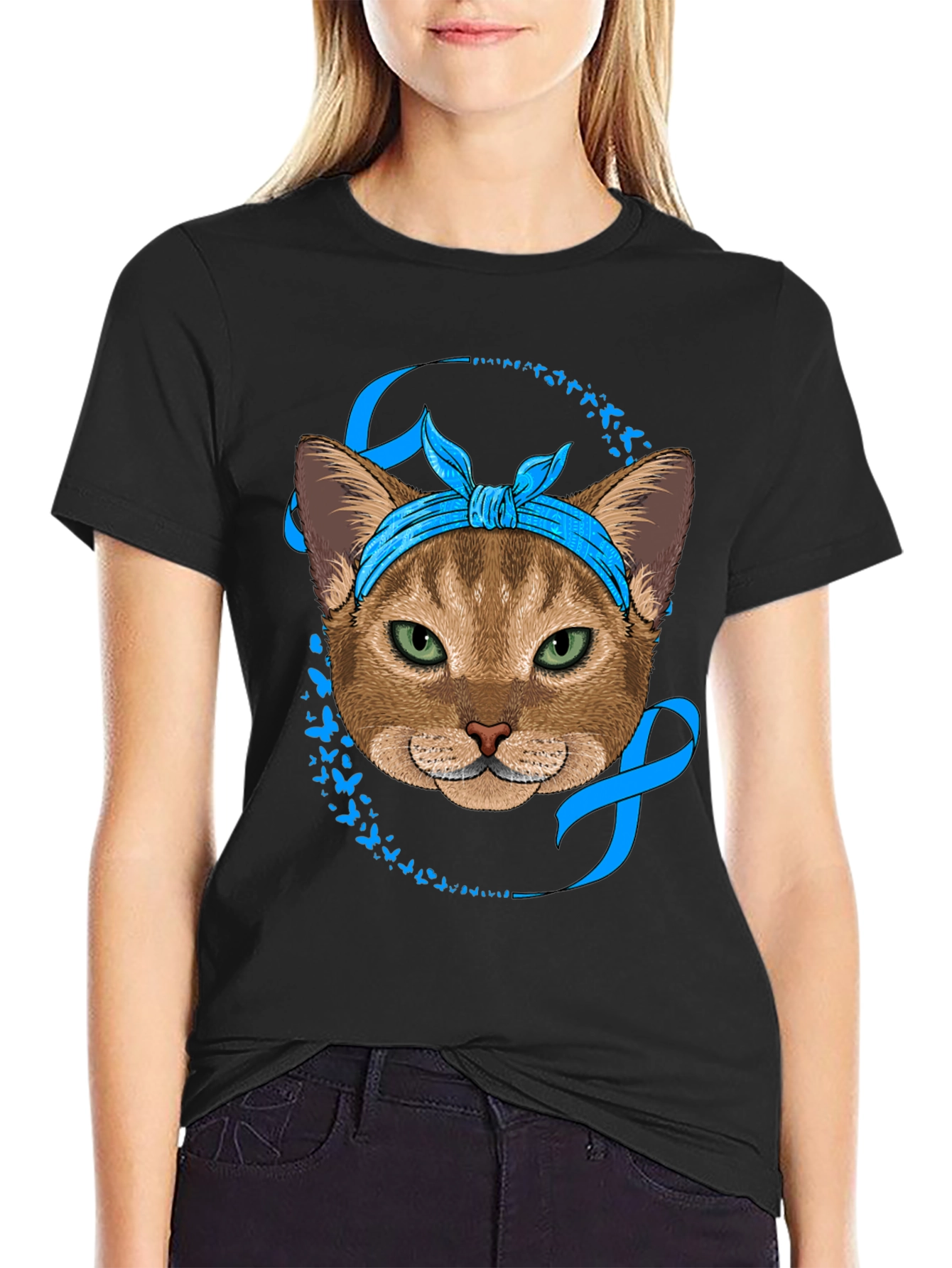 Cat Bandana T-Shirt - Awareness Design
