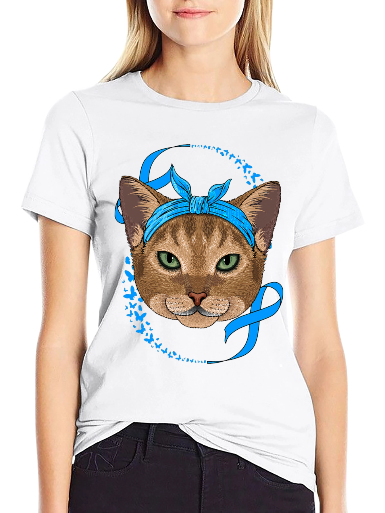 Cat Bandana T-Shirt - Awareness Design