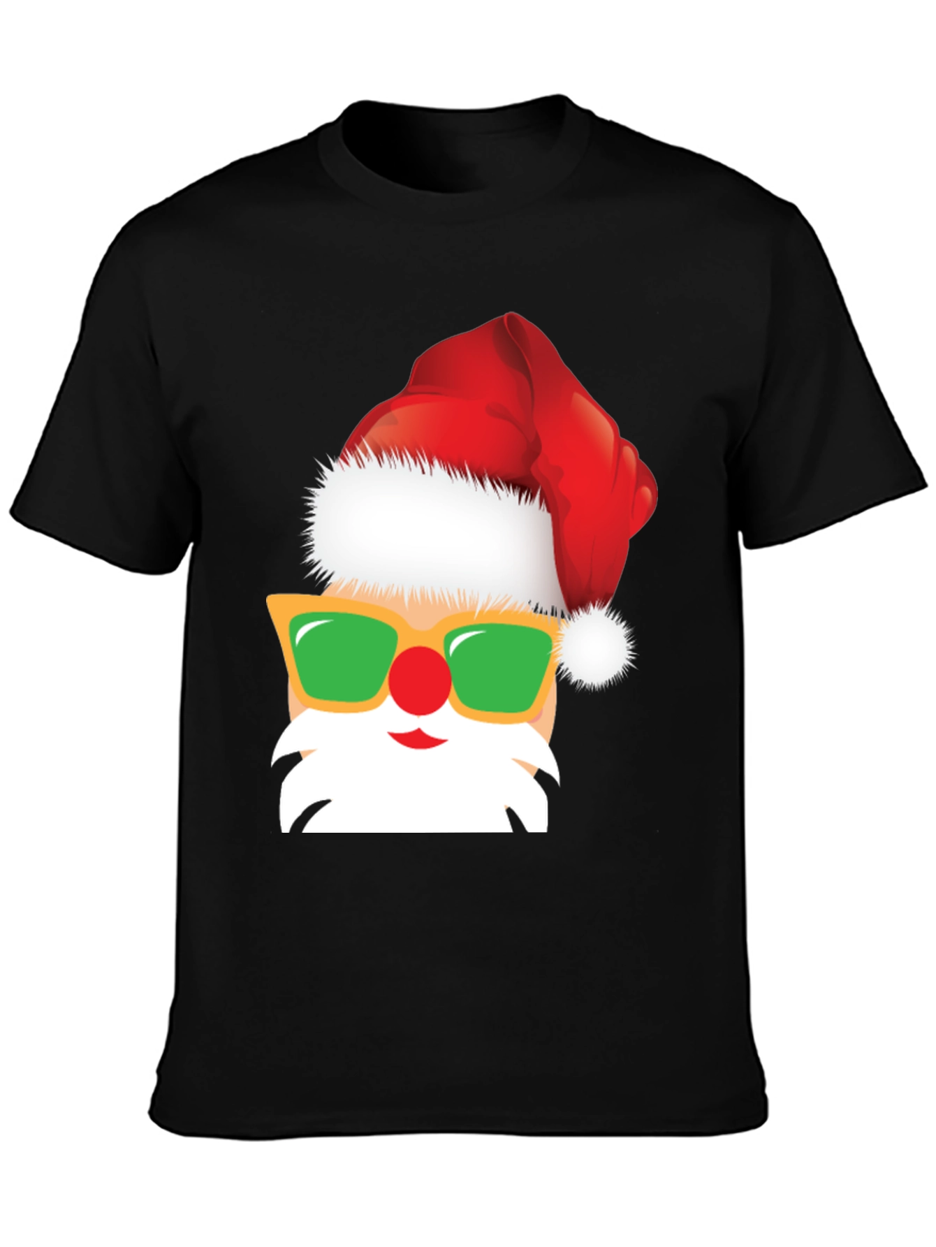 Cool Santa Graphic Tee - Holiday Fun!