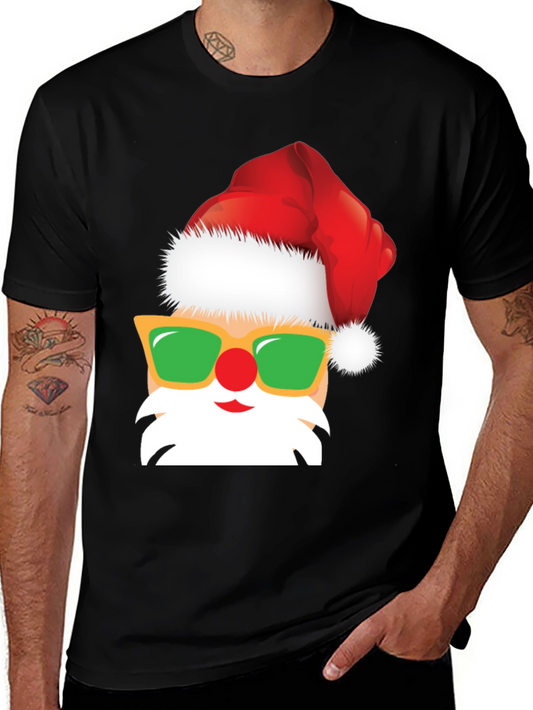 Cool Santa Graphic Tee - Holiday Fun!