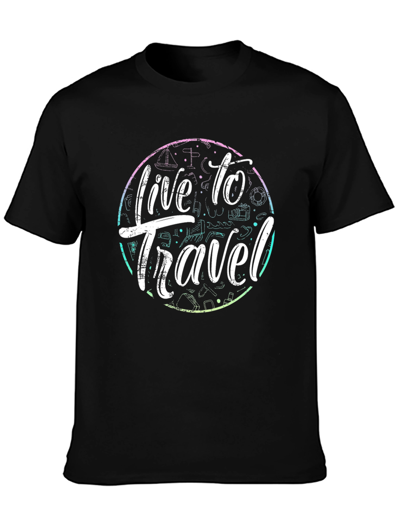 Live to Travel Graphic Tee - Adventure Ready!