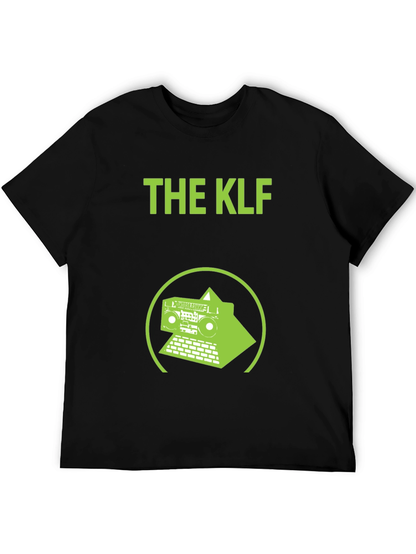 The KLF T-Shirt Boombox Pyramid Black Cotton Tee