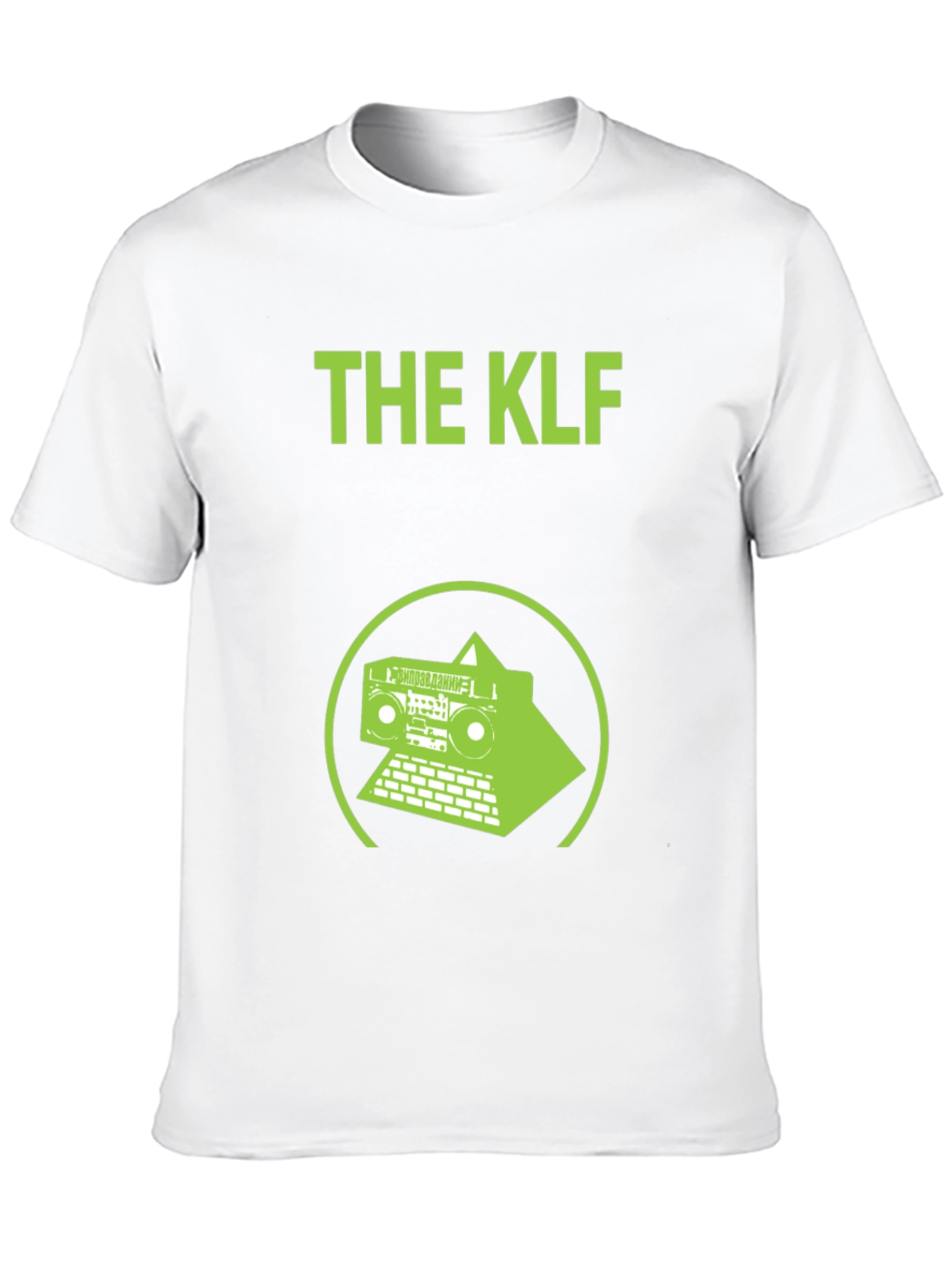 The KLF T-Shirt Boombox Pyramid Black Cotton Tee