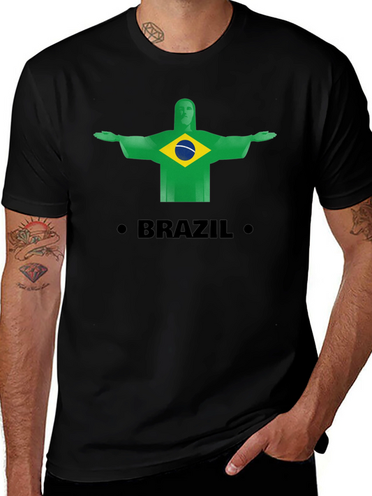 Brazil Christ the Redeemer Graphic Tee