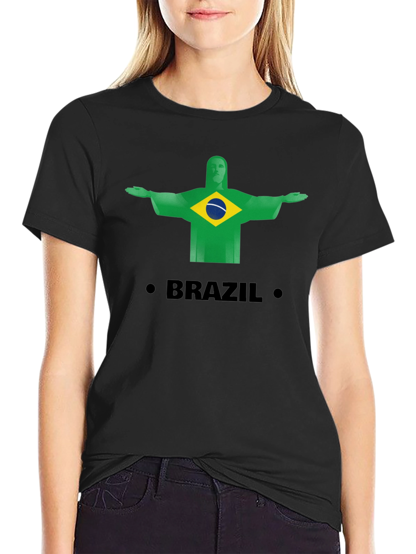 Brazil Christ the Redeemer Graphic Tee