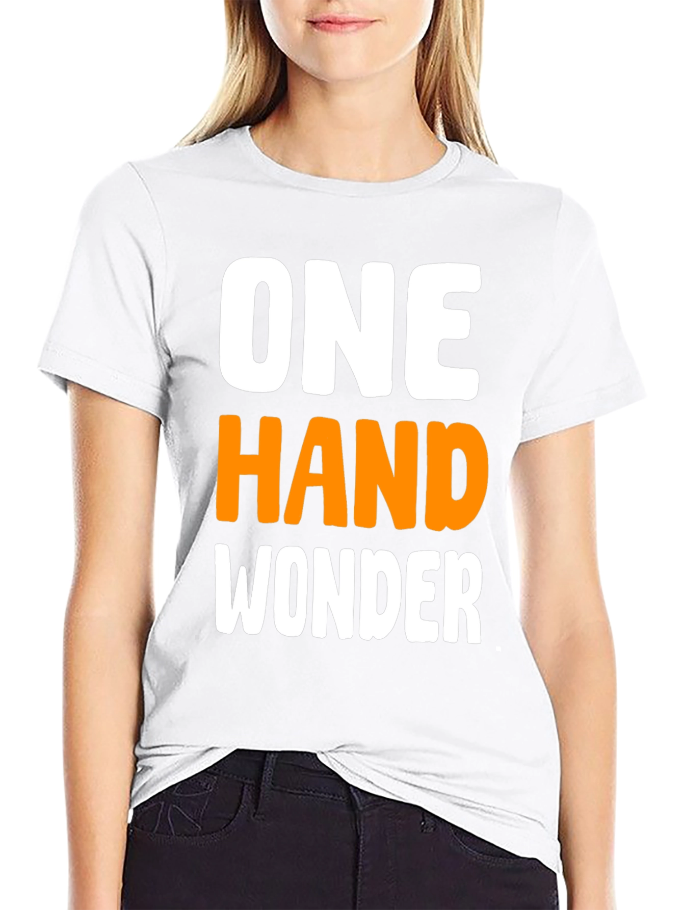 One Hand Wonder Graphic T-Shirt - Black
